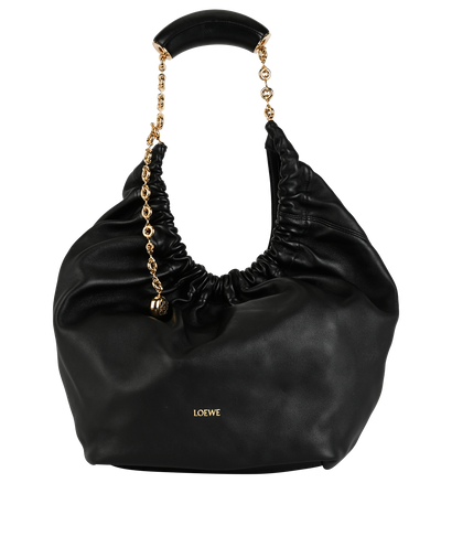 Medium Squeeze, £1,850, Handbags, Black, Leather, Front view